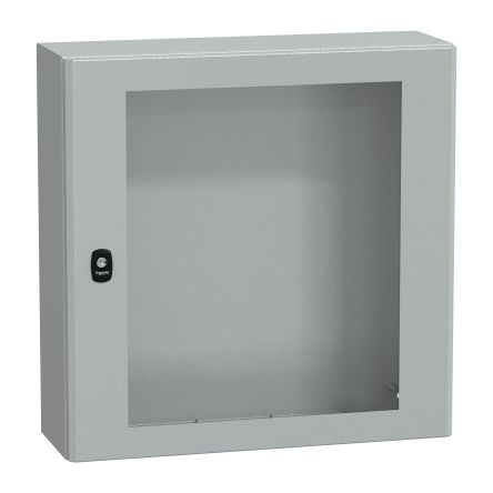 Schneider Electric PanelSeT S3DM/S3DB Series Steel Wall Box, IP66 Transparent Door, 600 mm x 600 mm x 150 mm