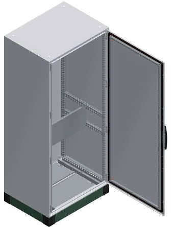 Schneider Electric Galvanised Steel Mounting Plate Mounting Plate, 1.2m W, 597 mm L for Use with Spacial SF