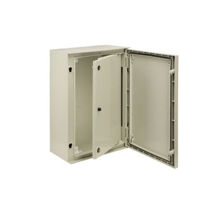 Schneider Electric PanelSeT Series Sheet Steel Single Door, 248 mm H, 165mm W, 248 mm L for Use with Thalassa PLA