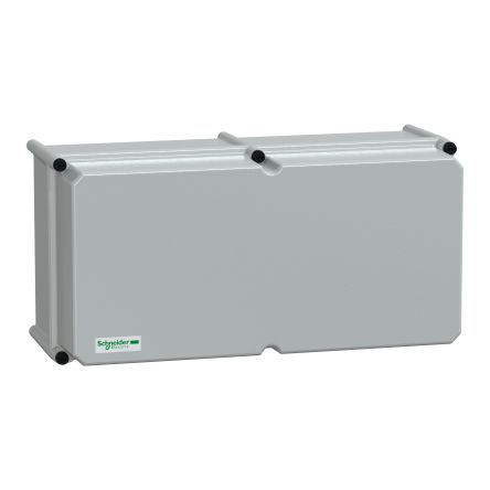 Schneider Electric PanelSeT Series Grey Fibreglass Reinforced Polyester General Purpose Enclosure, IP66, IK09 Flanged