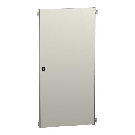Schneider Electric PanelSeT Accessoires Series Lockable Door: Sheet Steel RAL 7035 Single Door, 1200 mm H, 600mm W, 1200