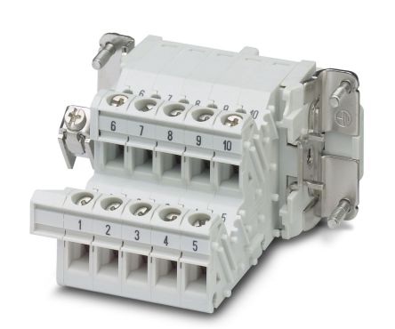 Phoenix Contact B10 Series Power Adapter, 10-Contact, 2 Row, 1648078