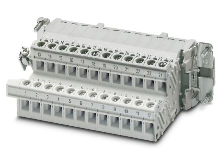 Phoenix Contact B24 Series Power Adapter, 24-Contact, 2 Row, 1648102