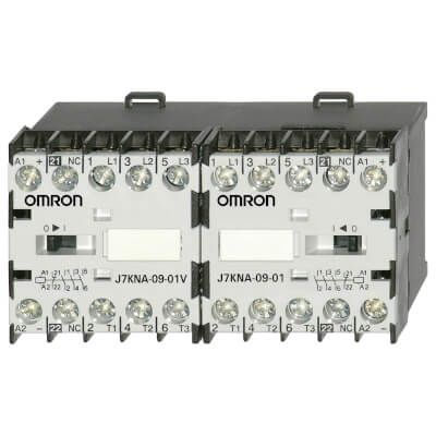 Omron J7KNA Contactor, 24V ac Coil, 3-Pole, 9 A, 4 kW 888V, 3 NO, 888V