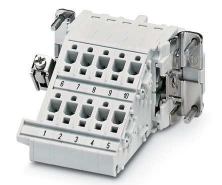 Phoenix Contact Female Series Terminal Adapter, 10-Contact, 1648416