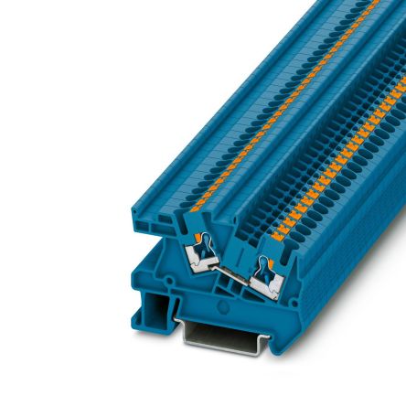 Phoenix Contact PTI Series Non-Fused Terminal Block, 2-Way, 12AWG, 26 AWG Wire, 24A Push-in