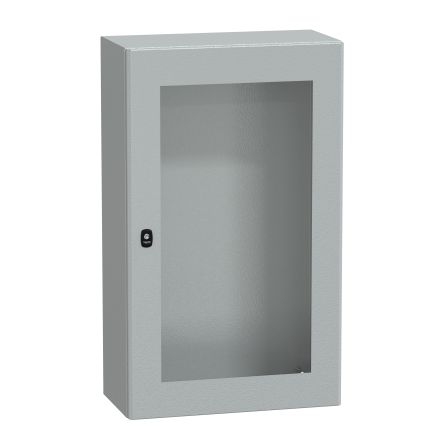 Schneider Electric PanelSeT S3D Series Steel Wall Box, IP55 Transparent Door, 1000 mm x 600 mm x 300 mm