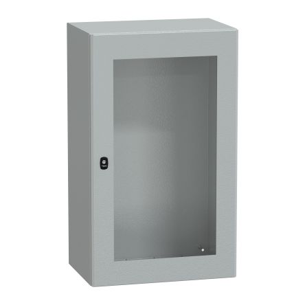 Schneider Electric PanelSeT S3D Series Steel Wall Box, IP66 Transparent Door, 1000 mm x 600 mm x 400 mm