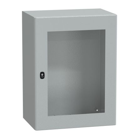 Schneider Electric PanelSeT S3D Series Steel Wall Box, IP66 Transparent Door, 800 mm x 600 mm x 400 mm