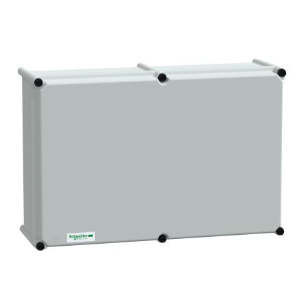 Schneider Electric PanelSeT Series Grey Fibreglass Reinforced Polyester Enclosure, IP66, IK09 360 mm, 180 mm, 540 mm