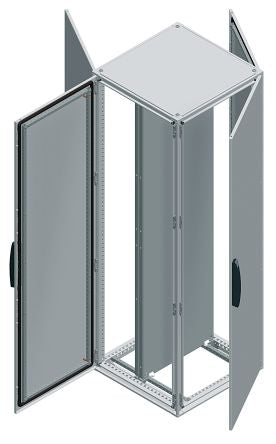 Schneider Electric NSYSF Series Grey Steel Enclosure, IP55, IK08 2000 mm, 400 mm, 600 mm