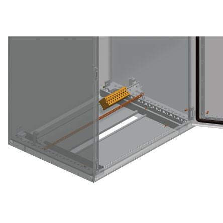 Schneider Electric PanelSeT Accessoires Series Zinc Coated Steel Bracket Kit for Use with Spacial SF 87 mm x 87 mm x