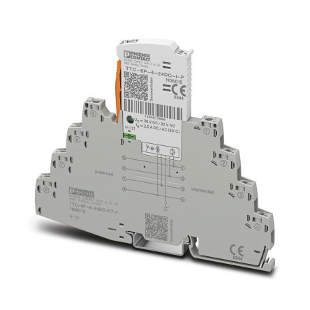 Phoenix Contact 1 Phase Industrial Surge Protector, 10 kA, 900 V, DIN Rail