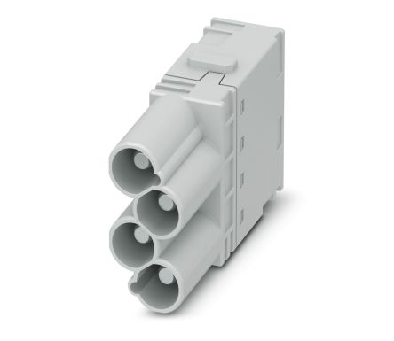 Phoenix Contact HC-M Series Heavy Duty Power Connector Insert, 4-Contact, 1 Row, 1424221