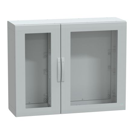 Schneider Electric PanelSeT Series Fibreglass Reinforced Polyester 2-Door Floor Standing Enclosure, IP66 420 mm, 1250 mm