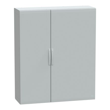 Schneider Electric PanelSeT Series Fibreglass Reinforced Polyester 2-Door Floor Standing Enclosure, Plain Door, IP65 420