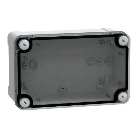 Schneider Electric PanelSeT Series Grey Polycarbonate General Purpose Enclosure, IP66, IK08 Flanged 192 mm, 87 mm, 121
