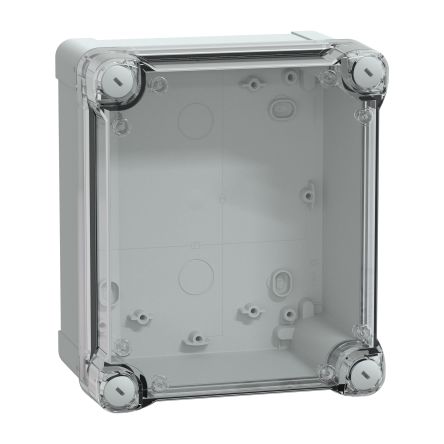 Schneider Electric PanelSeT Series Light Grey Polycarbonate General Purpose Enclosure, IP66, IK08 175 mm, 100 mm, 150 mm