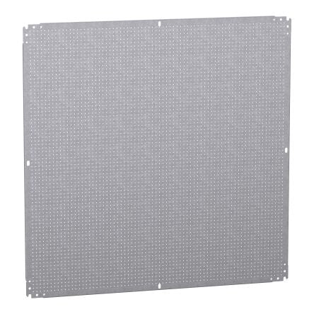 Schneider Electric Galvanised Steel Mounting Plate Perforated Mounting Plate, 950mm W, 950 mm L for Use with Spacial