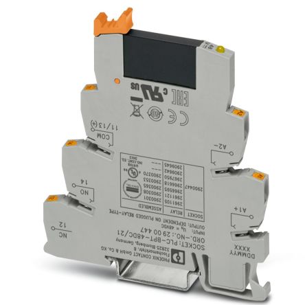Phoenix Contact PLC-OPT- 48DC/ 48DC/100 Solid State Relay, Control:48V dc DIN Rail Push-in