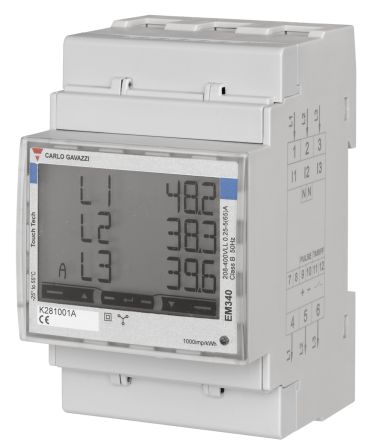Carlo Gavazzi 3 Phase LCD Energy Meter, Type 3 Phase