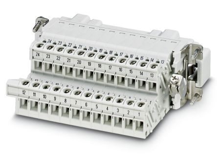 Phoenix Contact B24 Series Power Adapter, 24-Contact, 2 Row, 1648060