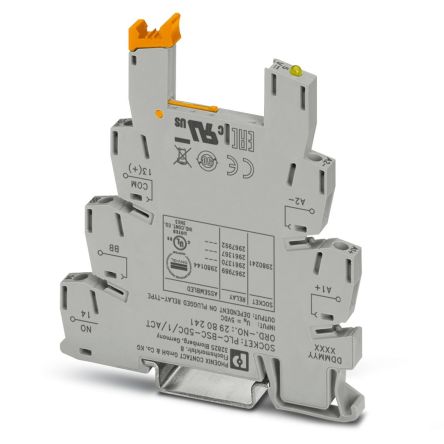 Phoenix Contact PLC-INTERFACE 1 Way 24V dc DIN Rail Module, for use with Electromechanical or Solid-State Relay