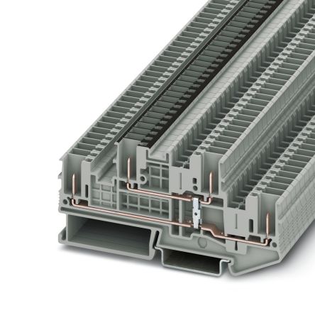 Phoenix Contact 3061509 Double Level Terminal Block Grey, 0.08mm², 4 mm², 2-Level, Plug-In