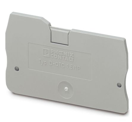 Phoenix Contact Polyamide End Cover for use with Terminal Block