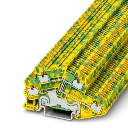 Phoenix Contact 3214673 PTTBS 1.5/SPE Series Double Level Terminal Block Green, Yellow, 0.14mm², 1.5 mm², 2-Level,