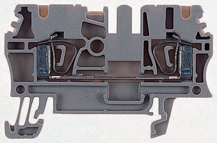 Weidmüller 1745230000 ZDU Series Feed Through Terminal Block Brown, 16mm², 1-Level, Clamp