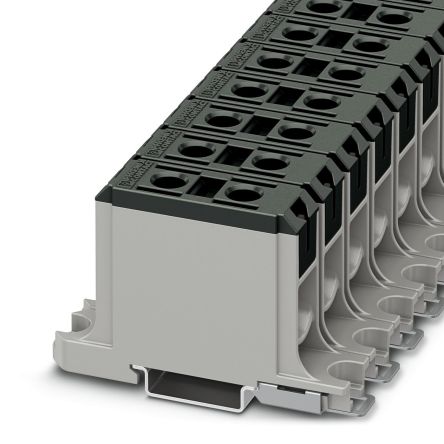 Phoenix Contact 1086469 UBAL 50 BK Series High Current Connector Black, 50mm², 1-Level, Screw
