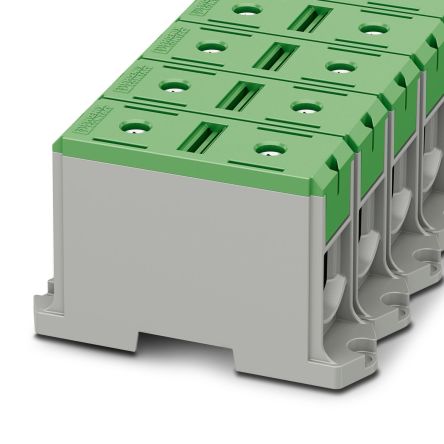 Phoenix Contact 1086507 UBAL Series High Current Connector Green, 240mm², 1-Level, Screw