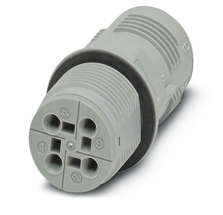 Phoenix Contact Circular Connector, 4 Contacts, Panel Mount, M25 Connector, Socket, Female, IP66, IP68, IP69K, QPD