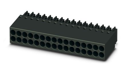 Phoenix Contact DMCC 0.5 Series Pluggable Terminal Block, 16-Contact, 2.54 mm Pitch, 2 Row, 1027618