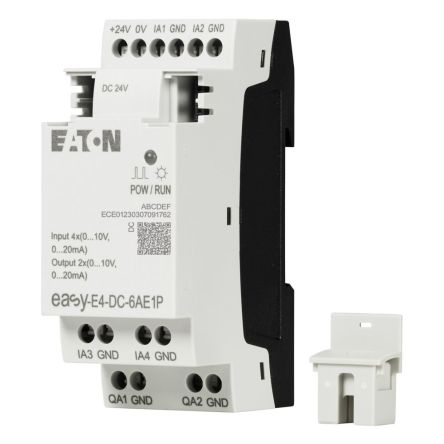 Eaton easyE4 Series Control Relay, Relay Output, 4-Input, Analogue Input