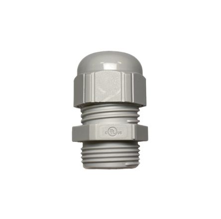 ABB MA5 Series Grey Plastic Cable Gland, M20 Thread, 1 mm min., 1 mm max., IP66
