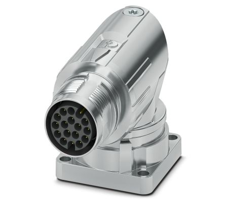 Phoenix Contact Circular Connector, 17 Contacts, Front, M17 Connector, Plug, Male, IP66, IP68, M17 PRO Series