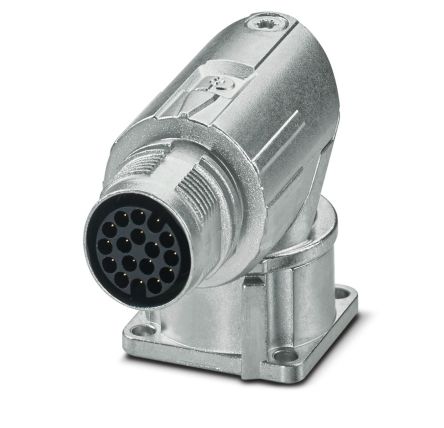 Phoenix Contact Circular Connector, 17 Contacts, Front, M17 Connector, Plug, Male, IP66, IP68, M17 PRO Series