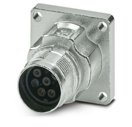 Phoenix Contact Circular Connector, 6 Contacts, Front, M17 Connector, Socket, Female, IP66, IP68, M17 PRO Series