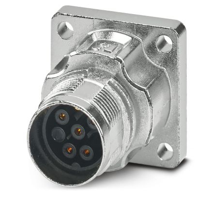 Phoenix Contact Circular Connector, 6 Contacts, Front, M17 Connector, Socket, Female, IP66, IP68, M17 PRO Series