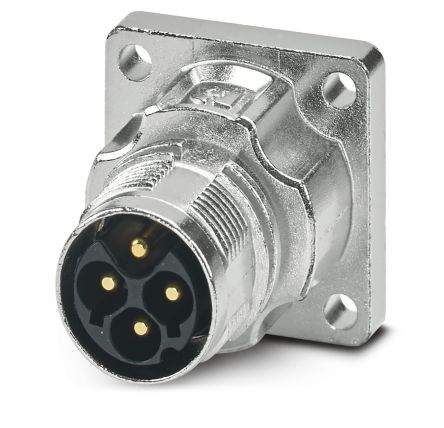 Phoenix Contact Circular Connector, 4 Contacts, Front, M17 Connector, Plug, Male, IP66, IP68, M17 PRO Series
