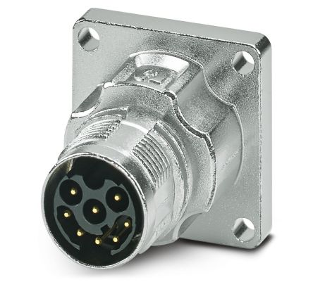 Phoenix Contact Circular Connector, 8 Contacts, Front, M17 Connector, Plug, Male, IP66, IP68, M17 PRO Series