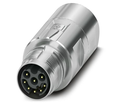 Phoenix Contact Circular Connector, 8 Contacts, Cable, M17 Connector, Plug, Male, IP67, IP68, M17 PRO Series