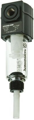 Norgren EXCELON 72 series 40 μm 1/4 in 17 bar Pneumatic Filter 28 dm³/s max with Semi Automatic drain