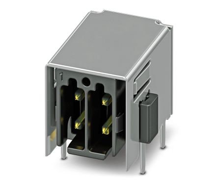 Phoenix Contact DMC Series Pluggable Terminal Block, 4-Contact, 2.54 mm Pitch, 2 Row, 1097546