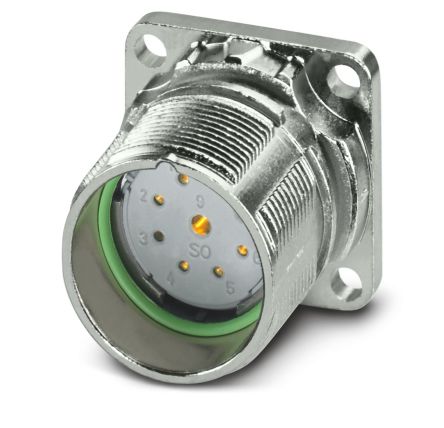 Phoenix Contact Circular Connector, 9 Contacts, Front, M23 Connector, Socket, Female, IP66, IP68, IP69K, M23 PRO Series