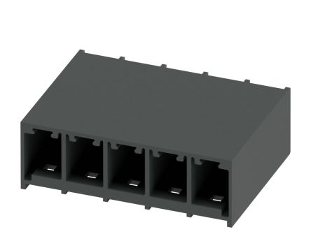 Phoenix Contact PC 6/-G-THR Series Pluggable Terminal Block, 5-Contact, 7.62 mm Pitch, 1 Row, 1190492