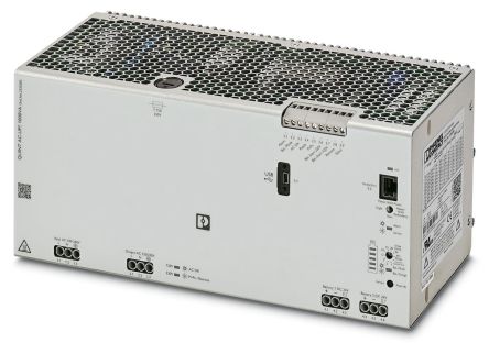 Phoenix Contact 120V ac, 230 V ac Input DIN Rail Uninterruptible power supply, 1 kVA, QUINT4 900 W QUINT