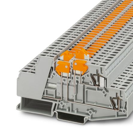 Phoenix Contact 3005798 Disconnect Terminal Block Grey, 1.5mm², 2-Level, Spring Cage